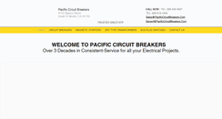 Desktop Screenshot of pacificcircuitbreakers.com